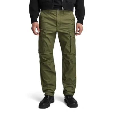 Bild av G STAR herr Core Regular Cargo Normal avsmalnande Byxor, Grön (Shadow Olive D24309 d387 b230), 34W / 32L