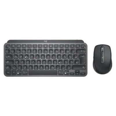 Bild av Logitech MX Keys Mini Combo for Business, kompakt, trådlöst tangentbord och mus, Logi Bolt teknik, Bluetooth, certifierad för Windows/Mac/Chrome/Linux grå