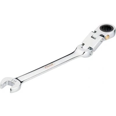 Bild av VIGOR V6752 10 Clé à fourche et polygonale cliquet 178, 178
