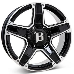 Bild av Ballistic Dakota Black Polished 9x22 5/120 ET45 B65.1