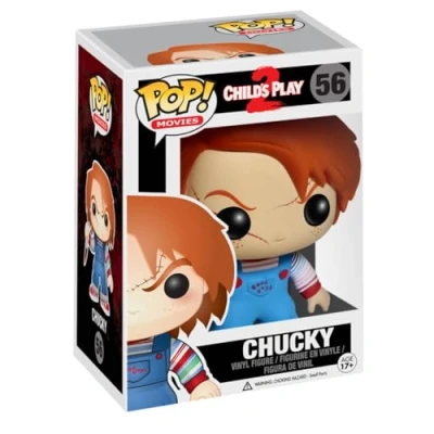 Bild av Funko POP! Movies : Chucky Vinylfigur för samlare Presentidé Officiell Merchandise Leksaker barn och vuxna Skräckfans Modellfigur utställning