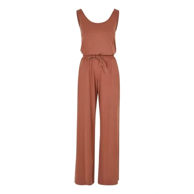 Bild av Urban Classics Sleevless Overall / Jumpsuit, Storlek: 4XL, Terracotta