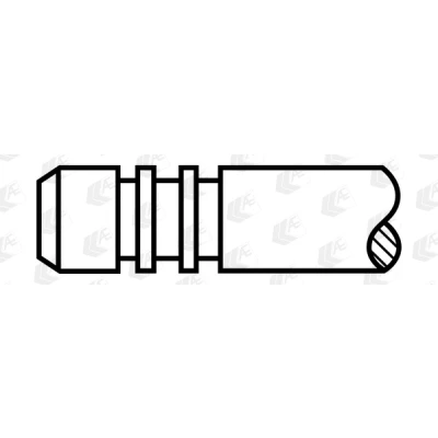 Bild av AE V80011 Soupape d&#039;Échappement 26 Siège de vanne revêtu Stellite, rempli au sodium, Extrémité tige soupage trempée
