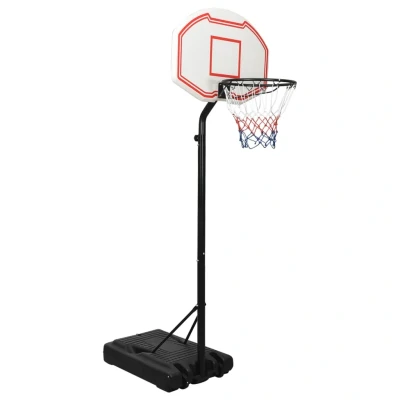 Bild av VidaXl Basketkorg Med Stativ Vit 237 307 Cm Polyeten