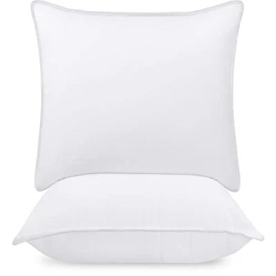 Bild av Utopia Bedding Kuddar (Set med 2), 60 x cm Sängkuddar, lyxiga plyschsovkuddar för rygg, mage och sidosovare (Vit)
