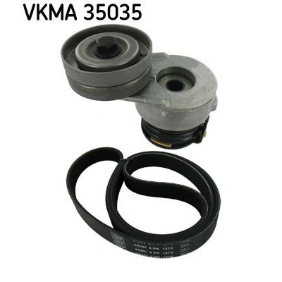 Bild av SKF VKMA 35035 Jeu de courroies trapézoïdales à nervures OPEL: Meriva A, Astra H 3/5 portes, GTC, VAUXHALL: Mk5