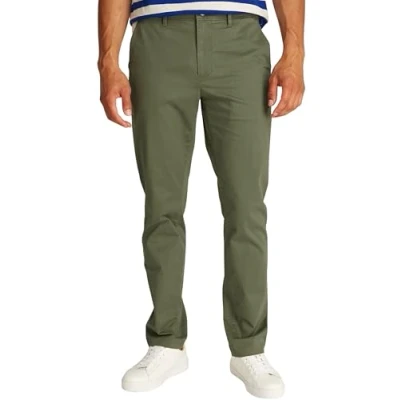 Bild av Tommy Hilfiger herr DENTON CHINO SATIN MW0MW37873 Chino, grön, 33W/30L, Grön (slaget grön), 33W x 30L
