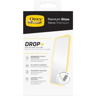 Bild av Otterbox Drop Protection Bundle för iPhone 15 Pro; Symmetry Clear MagSafe skal testad till militärstandard x3 och Premium Glass skärmskydd avancerat antirepteknologi, Klar