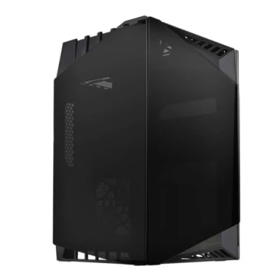 Bild av SilverStone SST LD03B Lucid Mini Tower ITX datorchassi, tyst effekt vid högt luftflöde, 3 x tonat, härdat glas