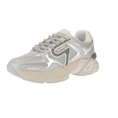 Bild av Replay Destiny Space Sneakers, Storlek: 37, Silver/white Skinn och textil