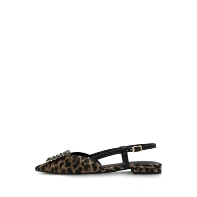 Bild av Tamaris Ballerinaskor med slingback camel/multicoloured, Storlek: 37, Camel/multi coloured Textil/syntet