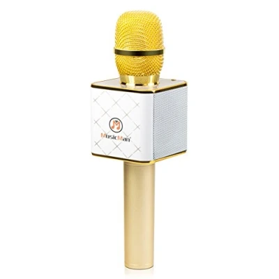 Bild av MusicMan Trådlös Bluetooth Karaoke Mikrofon Bärbar Stereohögtalare AUX Musik Streaming Handhållen Musikmaskin KTV Vocal &amp; APPs Kompatibel Inbyggd Equalizer BT X31
