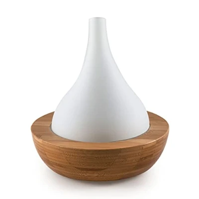 Bild av PAJOMA 20005 arom diffuser Altais, bambu och glas, med LED färgförändring, höjd 16 cm