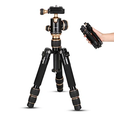 Bild av Koolehaoda 52cm Bärbar Mini Stativ Aluminiumlegering Bordsstativ med 360 graders Kulhuvud för DSLR kamera Videokamera, Ladda upp till 5 kg
