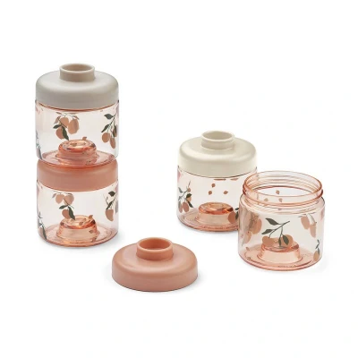Bild av LIEWOOD Dominique Baby Matlåda 4 Pack, Peach/Sea Shell