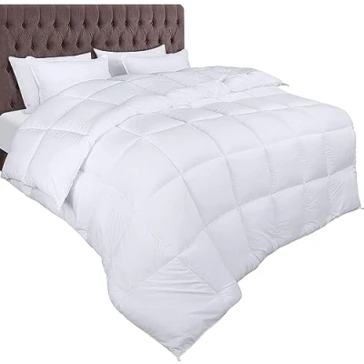 Bild av Utopia Bedding täcke 240 x 260 cm all säsong quiltat andningsbart supermjukt mysigt (Vit, cm)