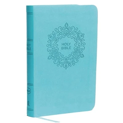 Bild av NKJV, Value Thinline Bible, Compact, Leathersoft, Blue, Red Letter, Comfort Print: Holy New King James Version