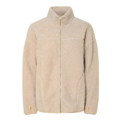 Bild av Pieces Pcsadia Jacket Fleecejacka, Storlek: Small, Silver gray