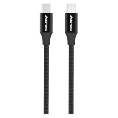 Bild av GreyLime Braided USB C til Kabel Sort 2 m
