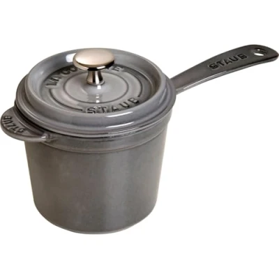 Bild av Staub Soßenschale, Induktionsgeeignet, Gusseisen, Graphitgrau, 18 cm, 29.1 x 14.2 15.3 1 Einheiten