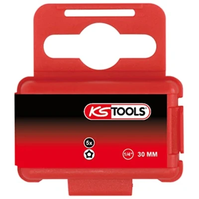 Bild av KS Tools 911.3115 1/4&quot; bit för femstjärn, borrhål, TS27, 5 pack