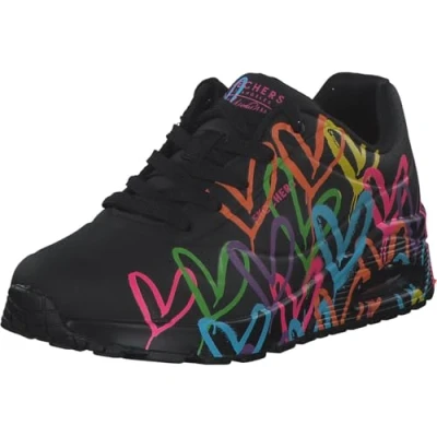 Bild av Skechers Sport UNO Sneakers Black /multicoloured, Storlek: 38.5, /multi coloured Konstmaterial