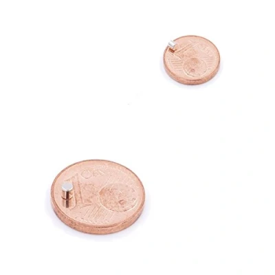 Bild av Brudazon 25 mini skivmagneter 2 x mm N52 starkaste nivå neodymmagneter superstark Kraftmagnet för modelltillverkning, foto, whiteboard, kylskåp, hantverk liten, rund &amp; extra stark