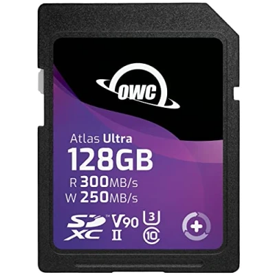 Bild av OWC Atlas Ultra 128 GB SDXC UHS II V90 mediakort