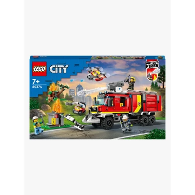 Bild av LEGO City Brandchefens bil Byggsats med Brandkårsfordon och Drönare, Byggbar Leksaksbil, Byggleksak för Barn, Presentidé, från 7 år 60374