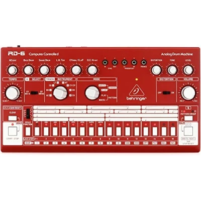 Bild av Behringer RD 6 analog trummaskin, röd