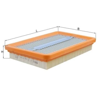 Bild av MAHLE ORIGINAL LX 336 Filtre à air 39,8 169 249,0, 249,0 Cartouche filtrante MAZDA: Série E IV Сamion Plateau / Сhâssis, Van