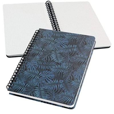 Bild av Sigel Spiral anteckningsbok basic Jolie, prickad, hårt fodral, 120 sidor pages mystic jungle