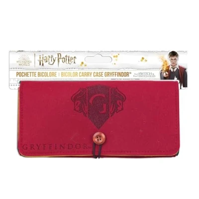 Bild av Trade Invaders Harry Potter Gryffindor Switch Felt Pouch Red Miscellaneous Bag Nintendo