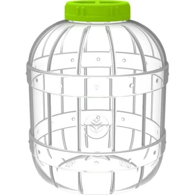 Bild av Browin 602020 multifunktionsglas av PET, icke splittrande, med skruvlock, 10 l för konserveringsprodukter, likörer och andra alkoholdrycker upp till 95% alkoholhalt, plast