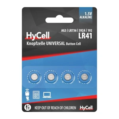 Bild av HyCell 1516 0025 alkalisk knoppcell LR41 1,5 V, V3GA, LR41/192 batteriset