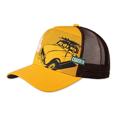 Bild av Coastal New B Trucker Cap Mesh Cappy Caps, Solgul, one size