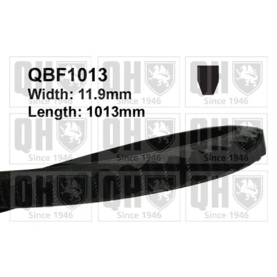 Bild av QUINTON HAZELL QBF1013 Courroie Trapézoïdale 11,9 1013 VOLVO: 940 II Berline, 740 I Break, FORD: Sierra Mk2 Berline