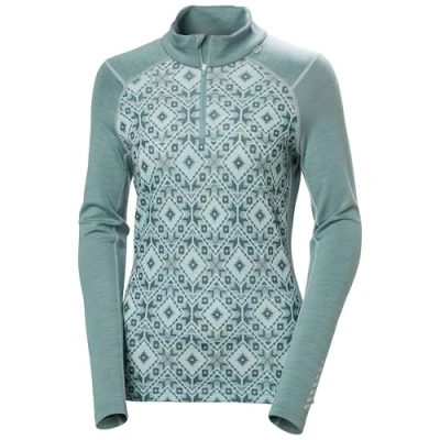 Bild av Helly Hansen W LIFA Merino Midw Gra 1/2 Zip Ls Baselayer