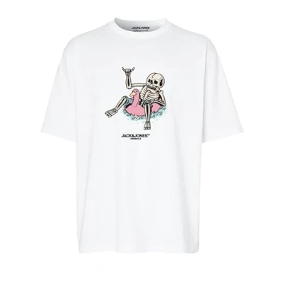 Bild av JACK &amp; JONES JORTAMPA Tee SS Crew Neck 2 FST, Ljus vit, S