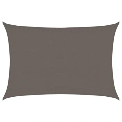 Bild av vidaXL Solsegel 160 g/m² antracit 3,5x4,5 m HDPE