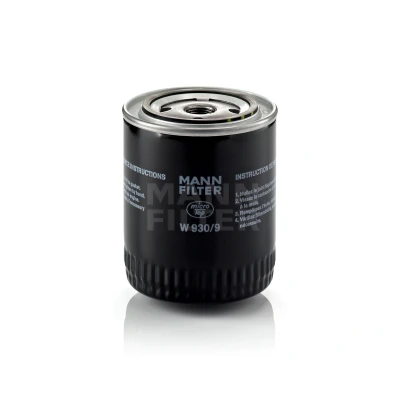 Bild av MANN FILTER W 930/9 Filtre à huile 3/4 16 UNF avec un clapet de non retour vissé MERCEDES BENZ: Henschel 2 t