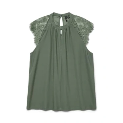 Bild av Vero Moda Vmmilla SL TEE GA NOOS Blus, Storlek: XS, Laurel wreath
