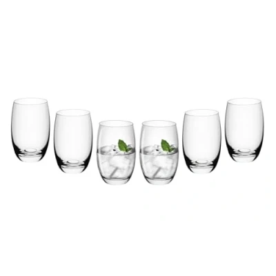Bild av Gerlach 1760 Dricksglas 360 ml Set om 6 Vattenglas Tål diskmaskin Universalglas Juiceglas Transparent Flow