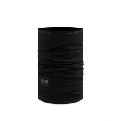 Bild av Buff Lightweight Merino Wool Junior Tubhalsduk, Solid Black