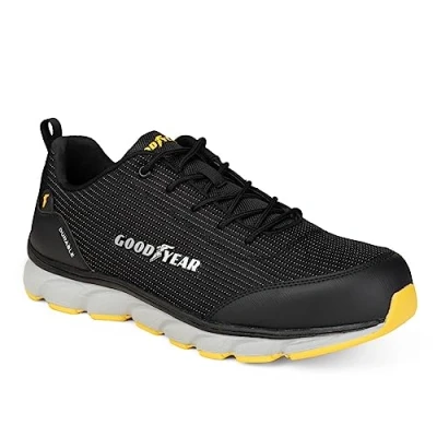 Bild av Goodyear Herr S1p SRA HRO metallfria arbetssäkerhetsskor, Svart orange, 40.5 EU