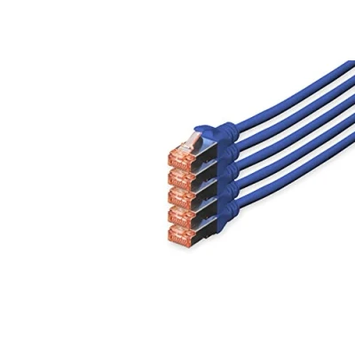 Bild av DIGITUS Professional patch cable 10 m blue Blå meter