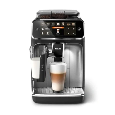 Bild av Philips 2300 Series helautomatiska espressomaskin 4 drycker, modern färgpekskärm, LatteGo mjölksystem, SilentBrew, 100% keramisk kvarn, AquaClean filter. Matt svart (EP2330/10)