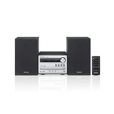 Bild av Panasonic SC PM250B CD mikrosystem (CD spelare, FM/DAB+, Bluetooth, USB, 20 Watt RMS) silver